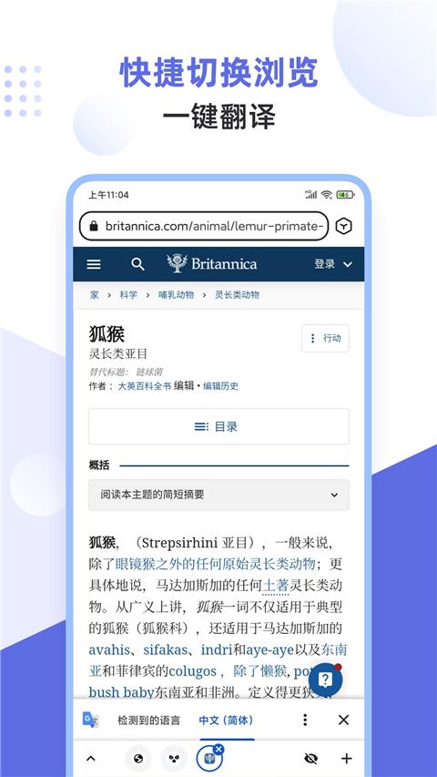 狐猴浏览器app官方版(Lemur Browser) v2.7.3.003安卓版-第3张图片-快下软件园