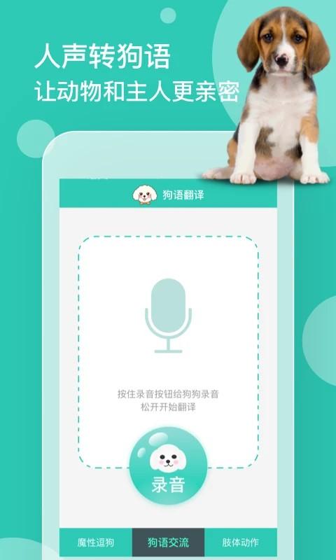 狗语翻译app v1.3.1安卓版-第2张图片-快下软件园